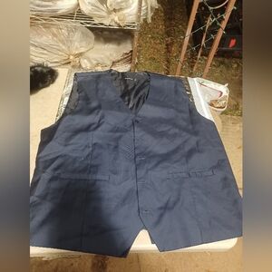 Elegant Men's Dark Blue Vest